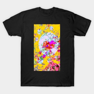 Abstract Psychedelic Flower Pattern T-Shirt